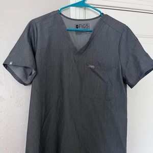 Catarina GREY FIGS Scrub top